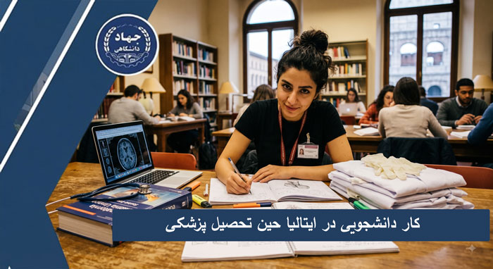 کار دانشجویی در ایتالیا حین تحصیل پزشکی