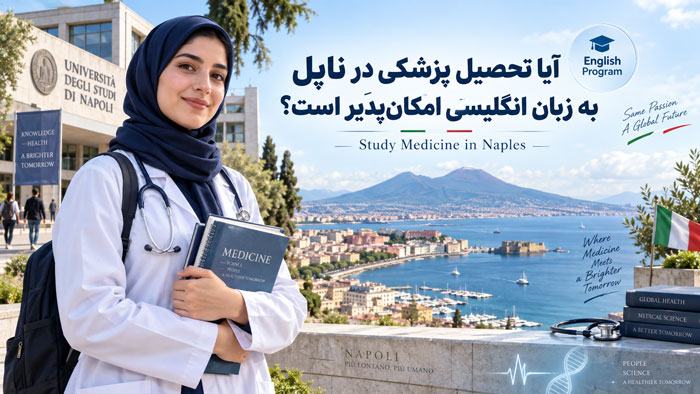 آیا تحصیل پزشکی در ناپل به زبان انگلیسی امکان‌پذیر است